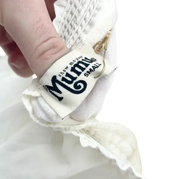 Show Me Your Mumu Hacienda Maxi Dress White NWT Womens Small - Picture 8 of 9